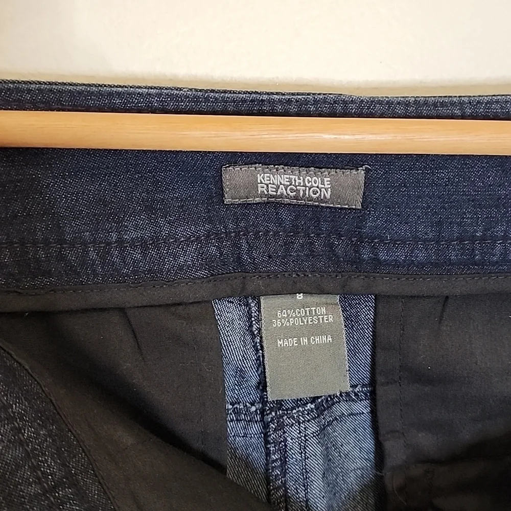 Kenneth‎ Cole Reaction Women's Denim Bermuda Shorts s8